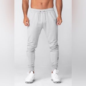 BORN TOUGH MOMENTUM GRAY BODYBUILDING JOGGER PANTS FOR MEN